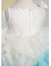 Ruffle Tulle Flower Girl Dress New Year Dress